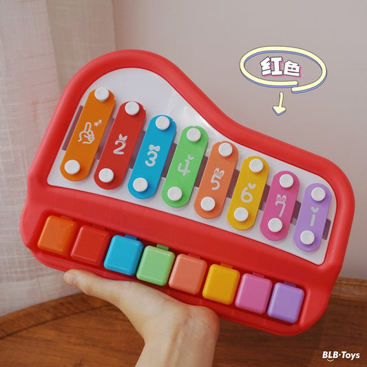 PIGG Children's octave hand-knocking piano happy big xylophone infant baby music puzzle enlightenment toy