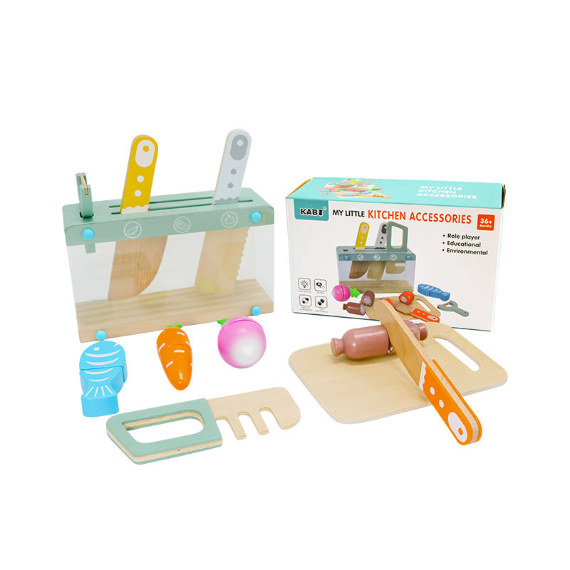 Wooden Tea Party Set for Little Girls, Tea Set Toddler Girl Toys, Pretend Play Tea Sets for Toddlers 3-5, Wooden Toys with Cupcake Stand & Play Kitchen Accessories for 3 4 5 6 Years Old Gifts