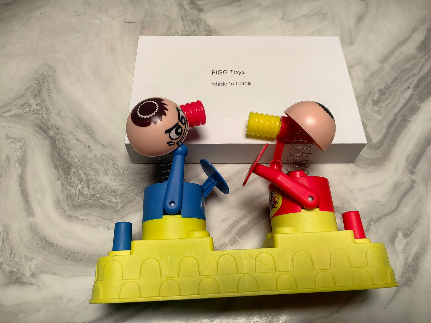 PIGG Double fighting children's toys Red and blue offensive and defensive battle table game parent-child battle toys