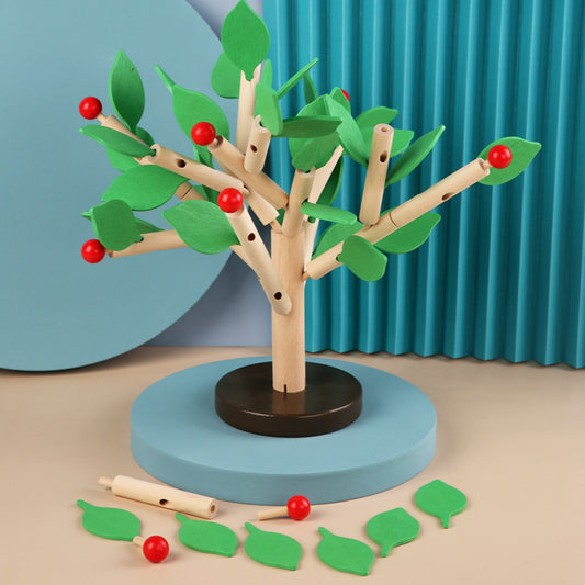 Kindergarten Educational Assembly and Disassembly Toy Model Wooden Baby Gift Children's Manual Leaf Puzzle Blocks